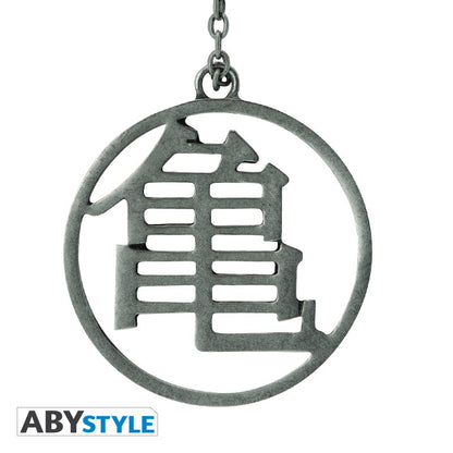 Dragon Ball Z Logo/Kame Symbol Official Licensed Silver High Quality Metal 3D Keychain