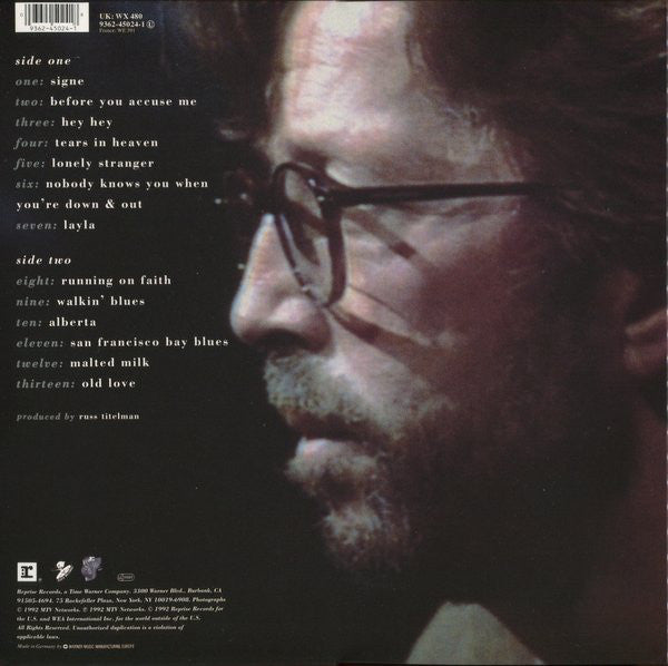 Eric Clapton - Unplugged - LP