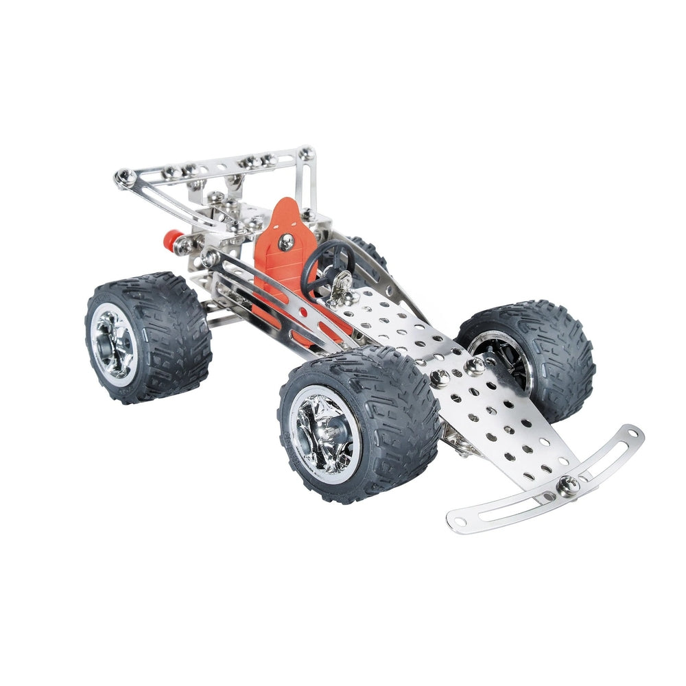 eitech 2 in 1 Racing Car / Quad Bike Junior Construction Set 180 Pieces Metal Building Toys Kit