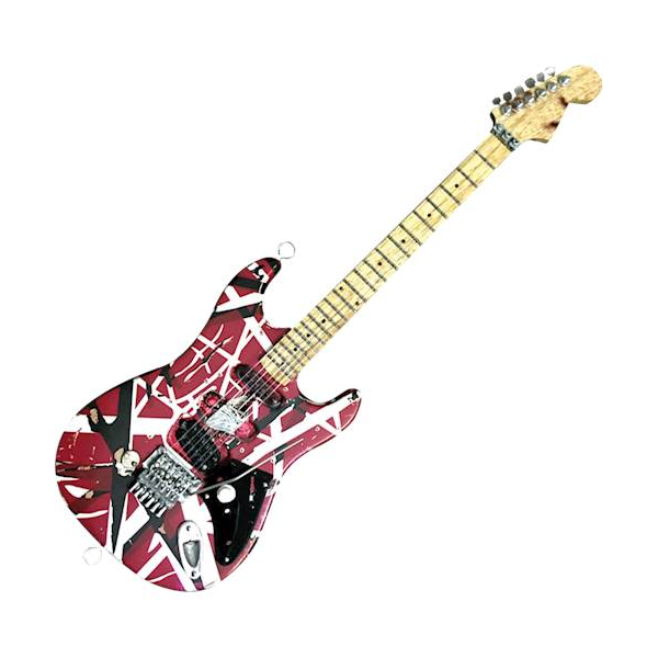 Eddie Van Halen Frankenstein Mini Guitar Replica Collectible