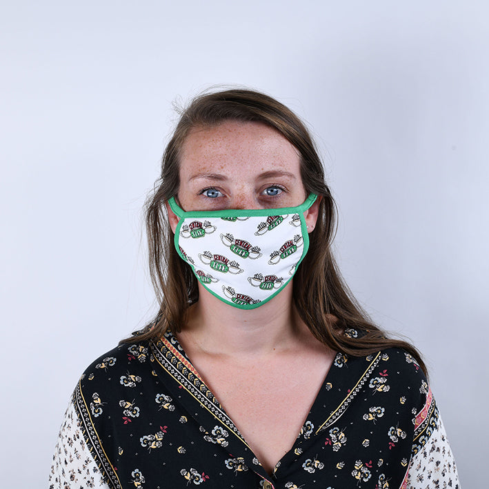 F.R.I.E.N.D.S. Central Perk Adult Size Officially Licensed Face Mask (2pcs)