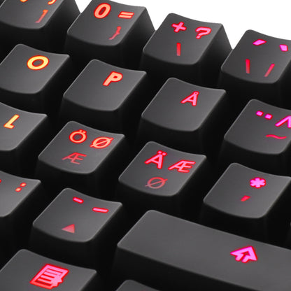 Deltaco Gaming GAM-075 DK430 RGB Red Switches TKL Size (60%) Nordic Layout Anti-Ghosting (N-Key rollover) Black Gaming Keyboard