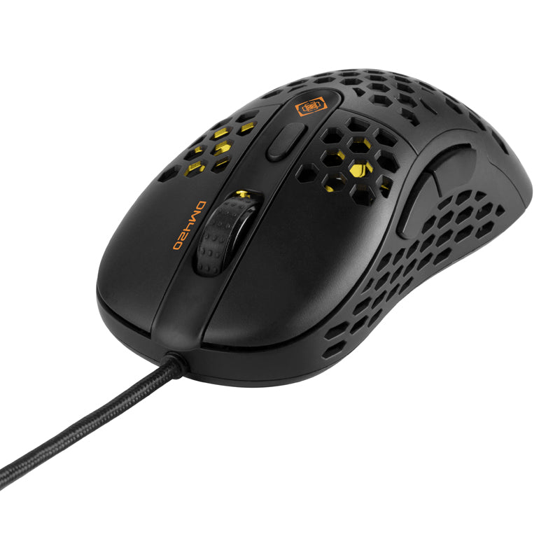 Deltaco Gaming GAM-106 DM420 Huano Switches DPI Ultra-Light Black Gaming Mouse
