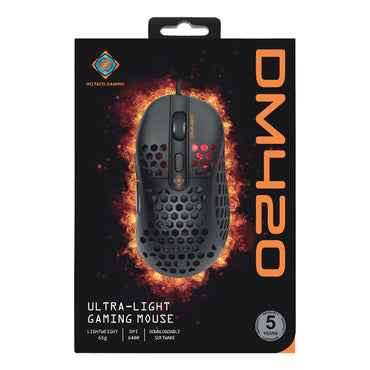 Deltaco Gaming GAM-106 DM420 Huano Switches DPI Ultra-Light Black Gaming Mouse