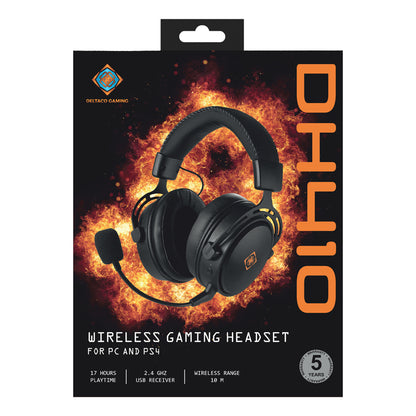 Deltaco Gaming GAM-109 DH410 Black Wireless Gaming Headset