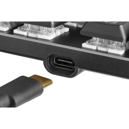 Deltaco Gaming GAM-111B-UK Low-Profile Mechanical RGB Outemu Brown Switches TKL Size UK Layout Anti-Ghosting (N-Key rollover) Black Gaming Keyboard