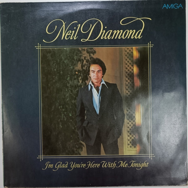 Neil Diamond - I'm Glad You're Here With Me Tonight (cover is damaged by water) - LP (Used Vinyl)