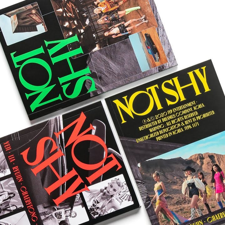 Itzy - Not Shy - CD | Kpop Dubai