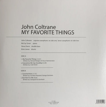 John Coltrane - My Favorite Things - LP