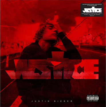 Justin Bieber - Justice - 2LP (Limited Edition Silver Vinyl Alternate Cover 1 Additional Song)