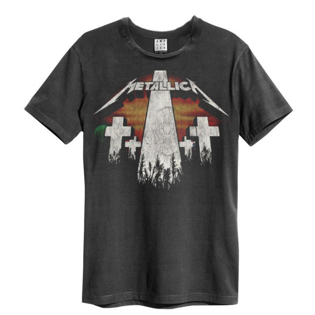 METALLICA - Master Of Puppets Revamp Vintage Charcoal T-shirt