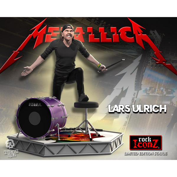 Metallica - Lars Ulrich - Rock Iconz Statue