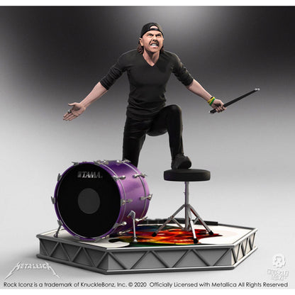 Metallica - Lars Ulrich - Rock Iconz Statue