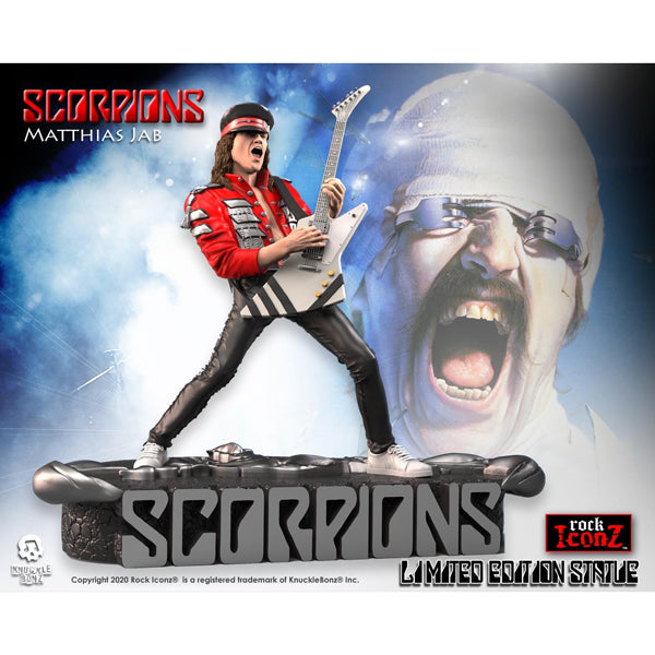 Scorpions - Matthias Jabs - Rock Iconz Statue