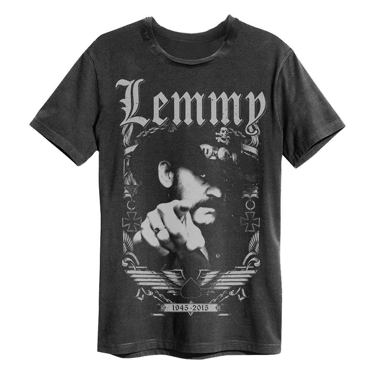 MOTORHEAD - Lemmy Vintage Charcoal T-shirt