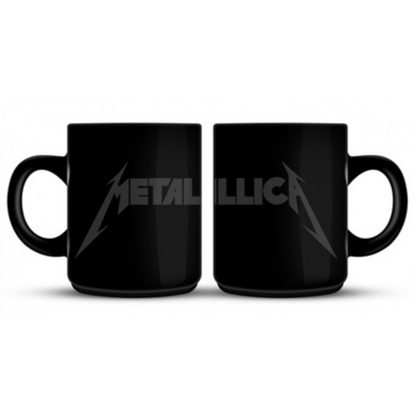Metallica Grey Logo Black Coffee/Tea Mug