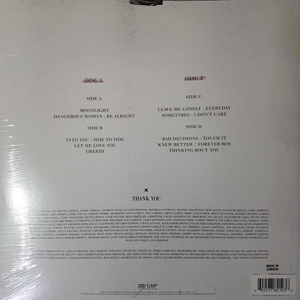 Ariana Grande - Dangerous Woman - 2LP