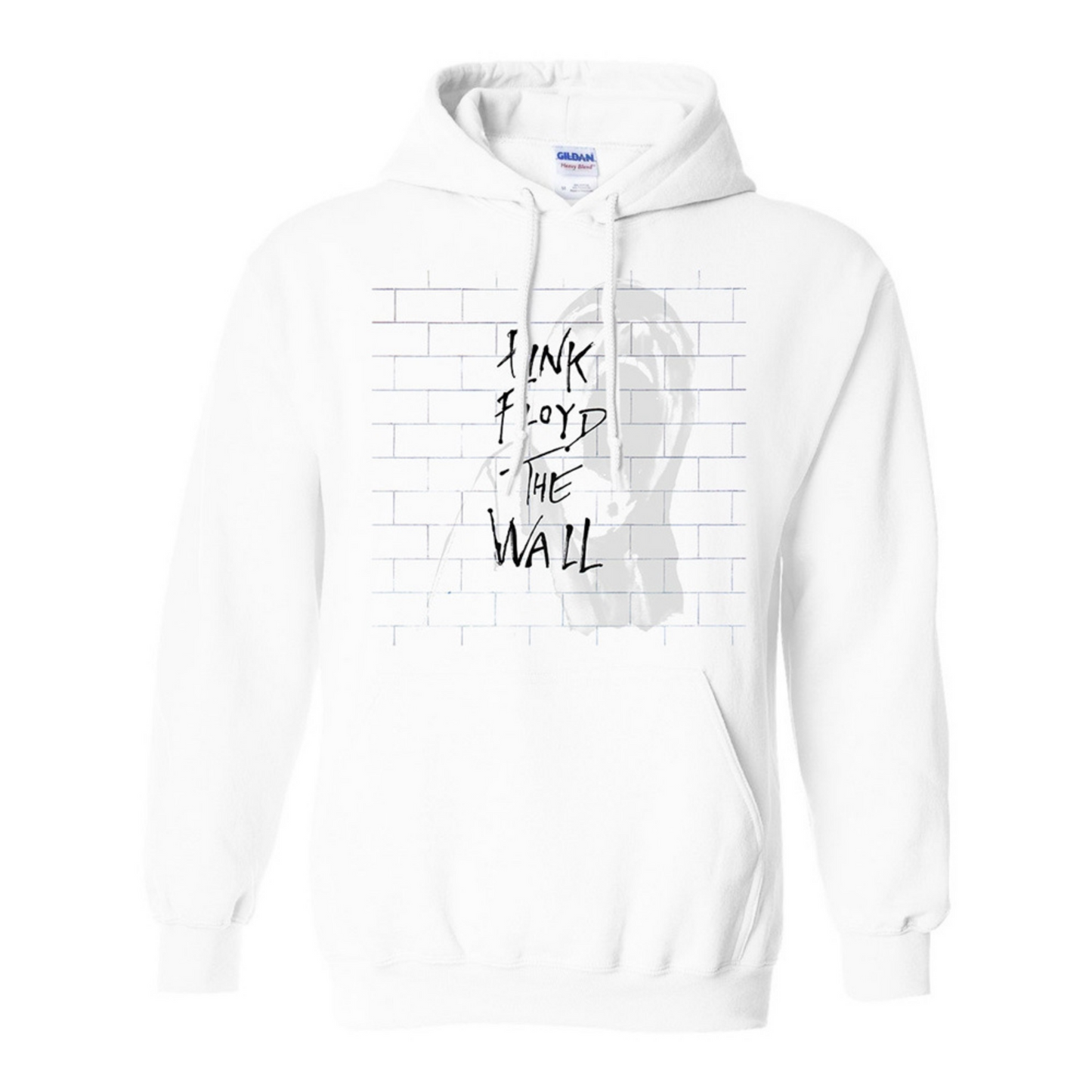 Pink Floyd 'The Wall' Album Cover White Hoodie Sweatshirt