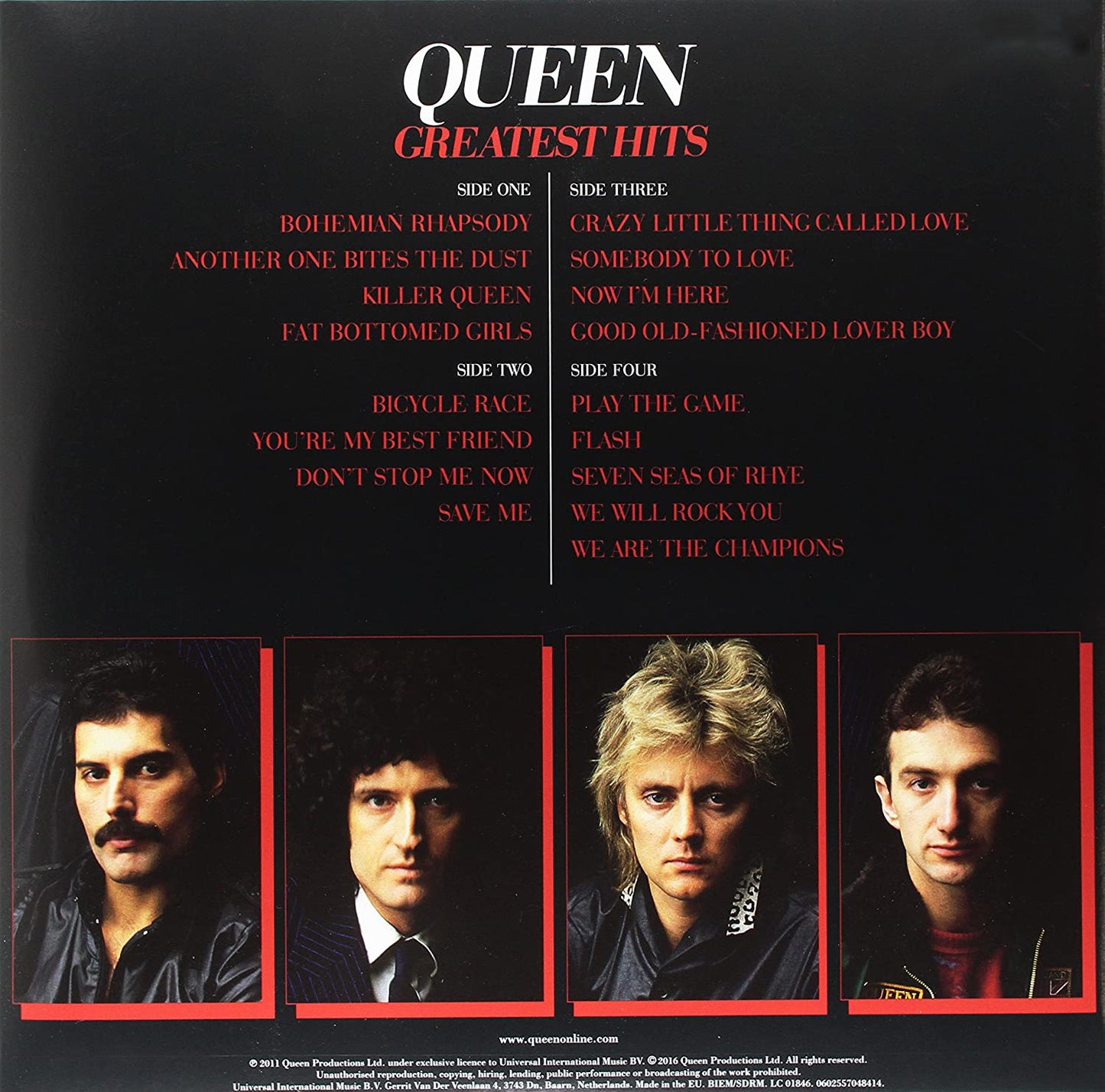 Queen - Greatest Hits - 2LP (Limited Edition Ruby Blend Vinyl)