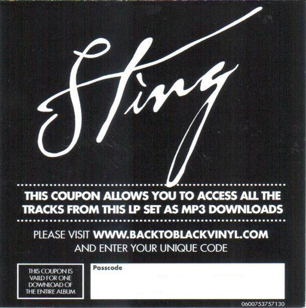 Sting -The Studio Collection - Volume II - LP