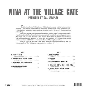 Nina Simone - At The Village Gate - LP