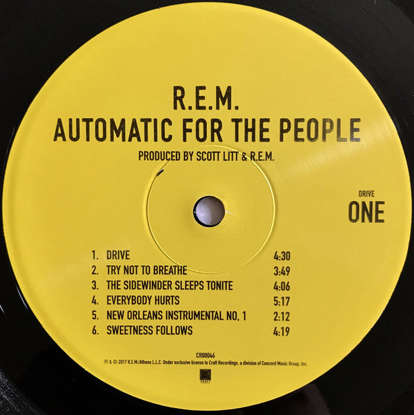 R.E.M. - Automatic For The People - LP