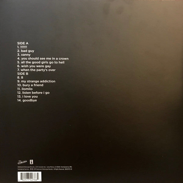 Billie Eilish - When We All Fall Asleep. Where Do We Go? (Pale Yellow Vinyl) - LP