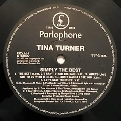 Tina Turner - Simply the Best - 2LP