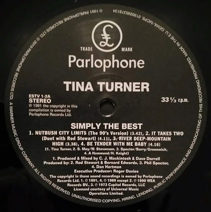 Tina Turner - Simply the Best - 2LP