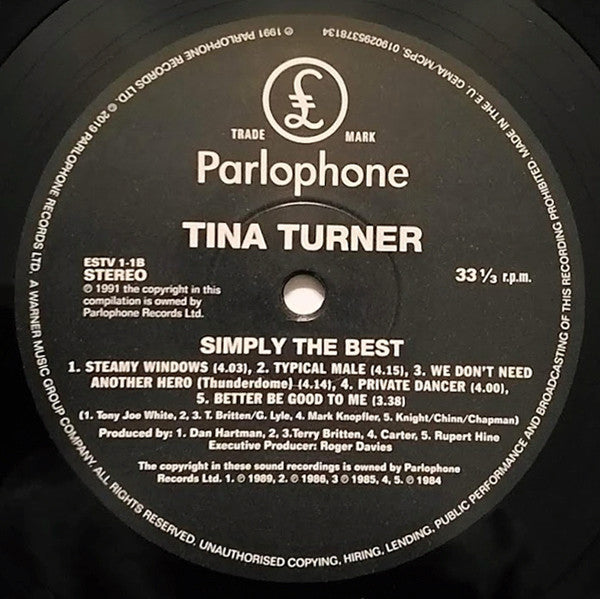Tina Turner - Simply the Best - 2LP