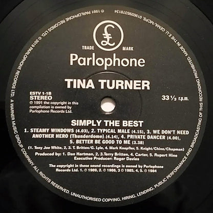 Tina Turner - Simply the Best - 2LP