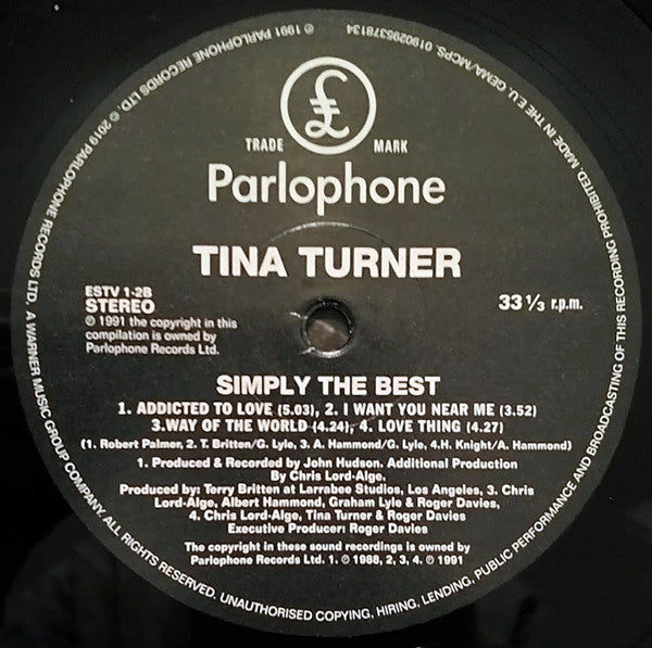 Tina Turner - Simply the Best - 2LP