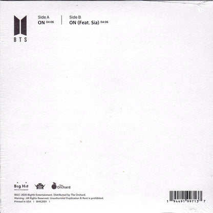 BTS - On - 7" - LP