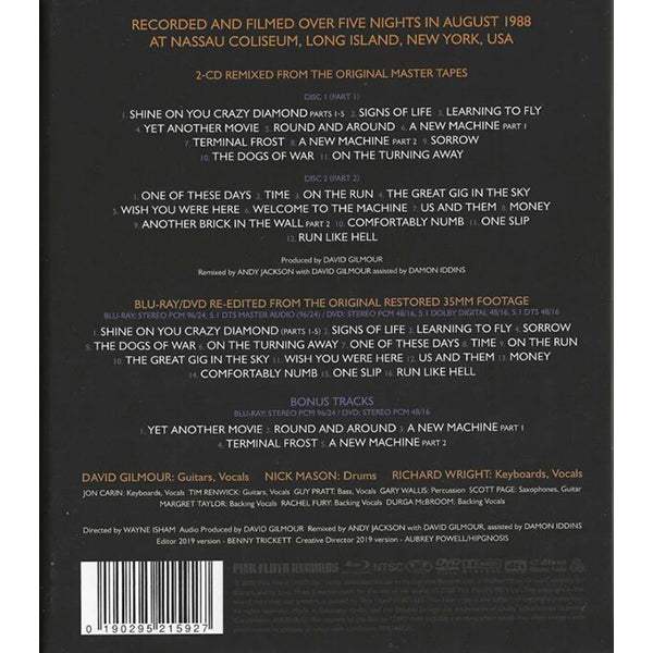 Pink floyd: Delicate Sound Of Thunder (Deluxe Edition) - 2CD + DVD + Blu Ray