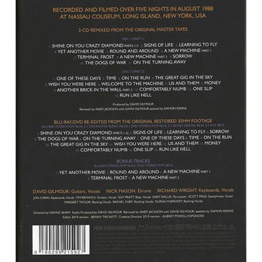 Pink floyd: Delicate Sound Of Thunder (Deluxe Edition) - 2CD + DVD + Blu Ray