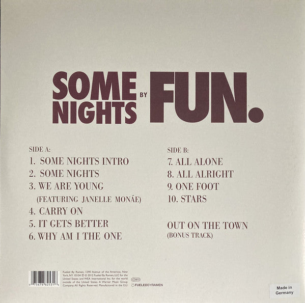 Fun - Some Nights (Limited Edition Silver Vinyl) - LP