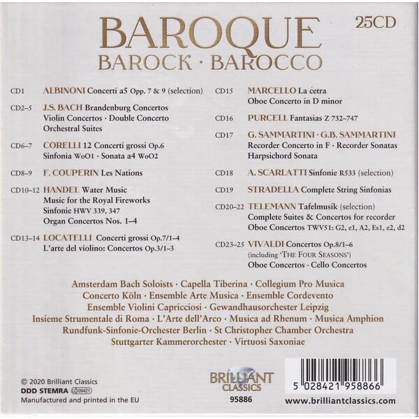 Baroque - 25CD. Shop now online in music store dubai