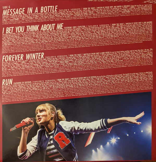 Taylor Swift -  Red - Taylor's Version (Limited Edition Red Vinyl) - 4LP