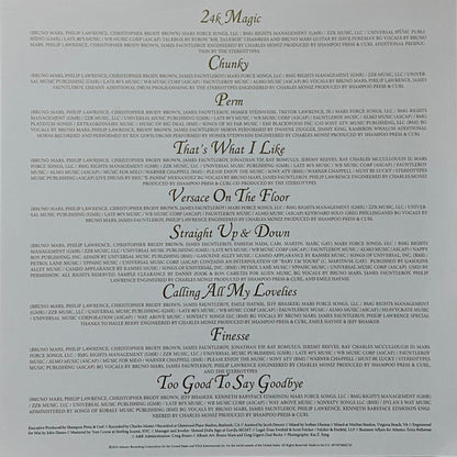 Bruno Mars - XXIVK Magic  (Limited Edition Gold Vinyl Gold) - LP