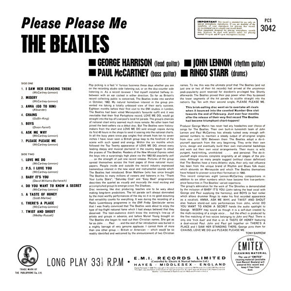 Beatles - Please Please Me- LP
