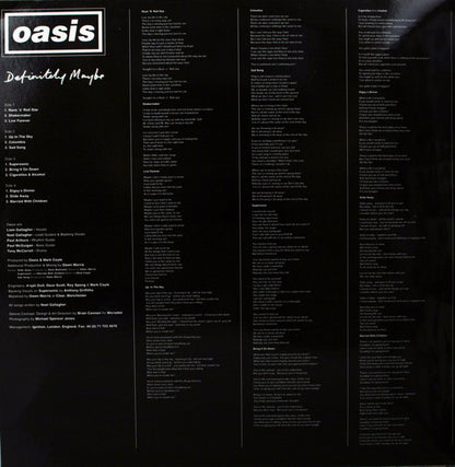Oasis - Definitely Maybe - 2LP