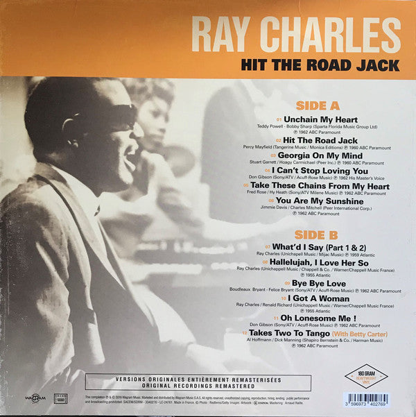 Ray Charles - Hit The Road Jack - LP
