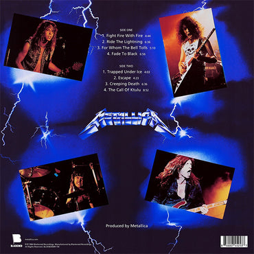 Metallica - Ride The Lightning - LP (Limited Edition Blue Vinyl)