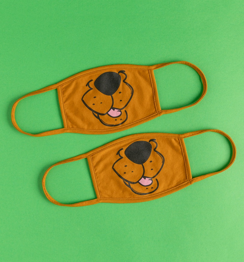 Scooby-Doo Mouth Adult Size Officially Licensed Face Mask (2pcs)