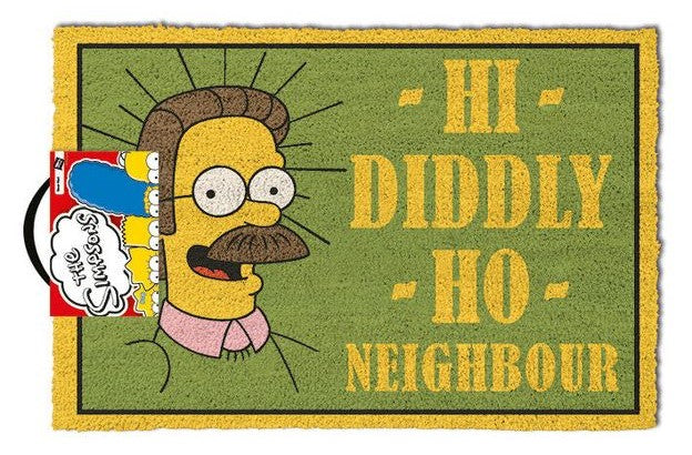 The Simpsons - 'Hi Diddly, Ho Neighbour' Doormat