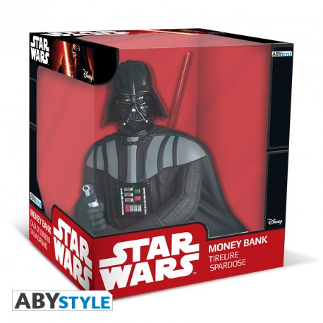 Star Wars Money Bank - Darth Vader Bust with Red Lightsaber