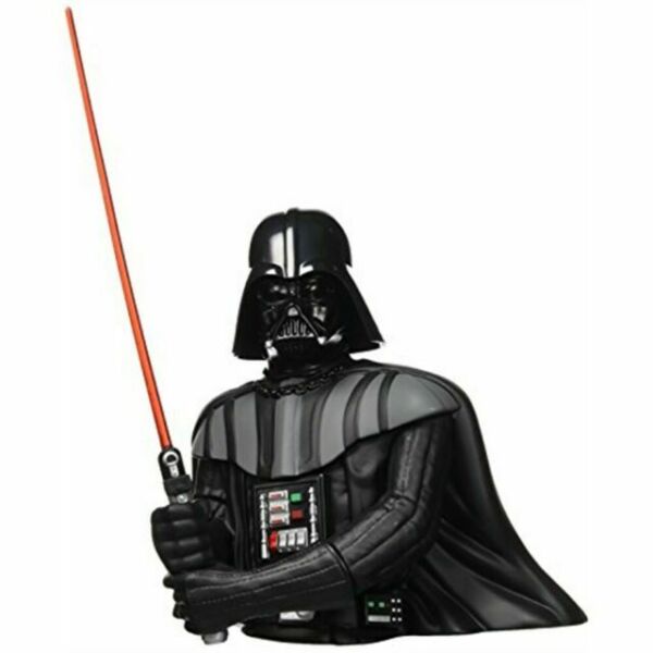 Star Wars Money Bank - Darth Vader Bust with Red Lightsaber