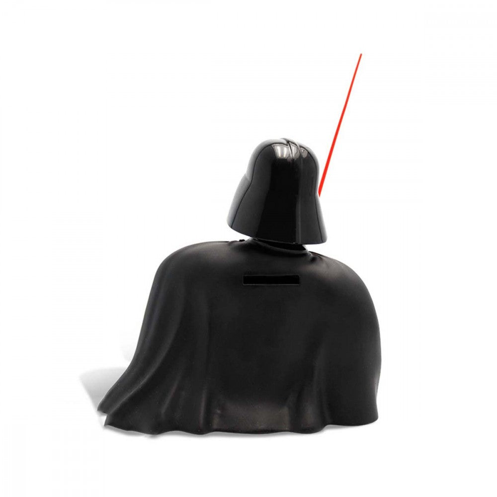 Star Wars Money Bank - Darth Vader Bust with Red Lightsaber