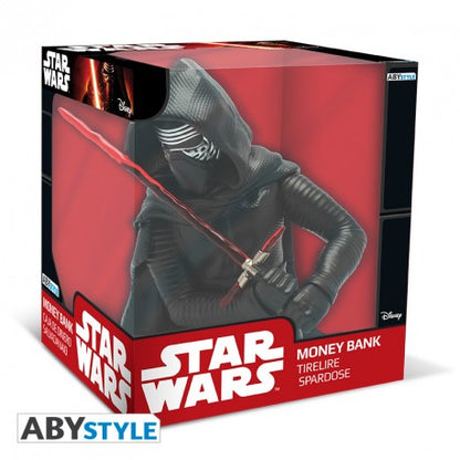 Star Wars Money Bank - Kylo Ren Bust with Red Lightsaber