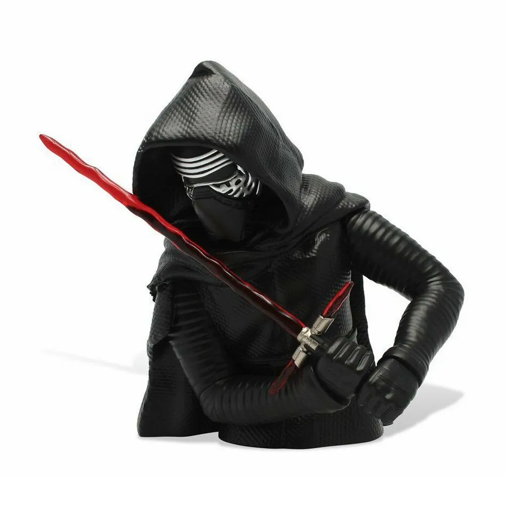 Star Wars Money Bank - Kylo Ren Bust with Red Lightsaber